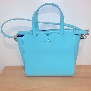 Tiffany blue Kate Spade hand bag NWOT